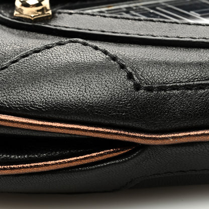 Fendi Zucca Vanity Mirror Clutch Black 8 of 10