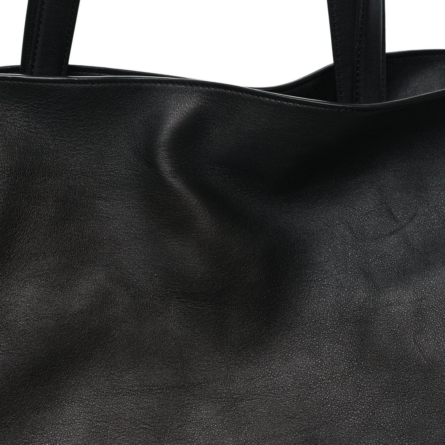 Calfskin Flamenco Knot XL Shoulder Bag Black