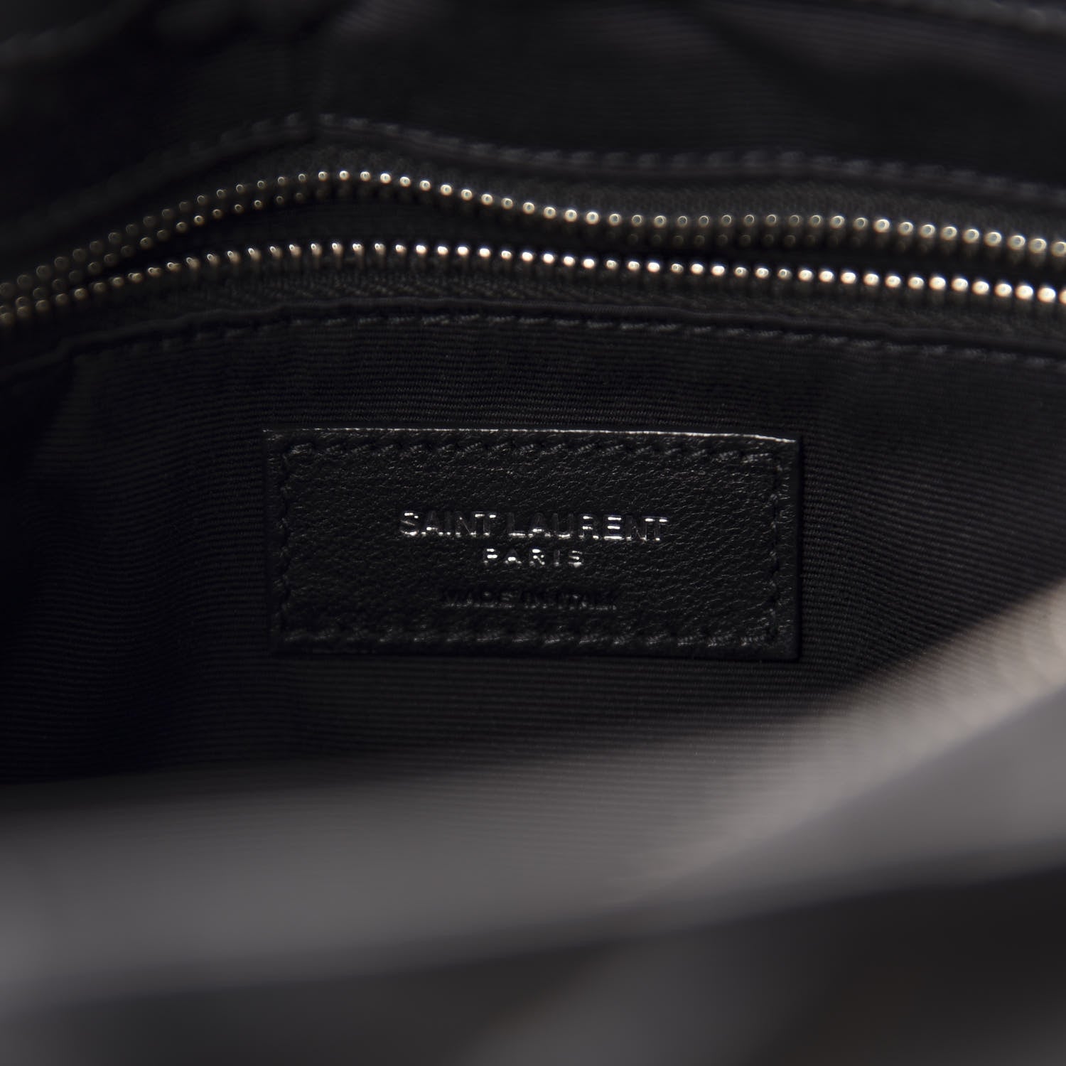 Saint Laurent Calfskin Y Quilted Monogram Medium Loulou Chain Satchel Black 7 of 10
