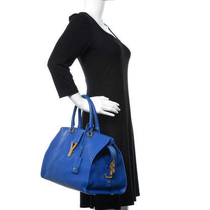 Saint Laurent Calfskin Medium Classic Y Cabas Royal Blue 2 of 24