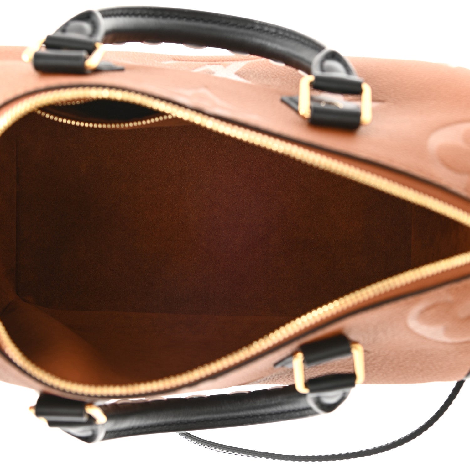 Louis Vuitton Empreinte Monogram Giant Wild At Heart Speedy Bandouliere 25 Caramel 5 of 8