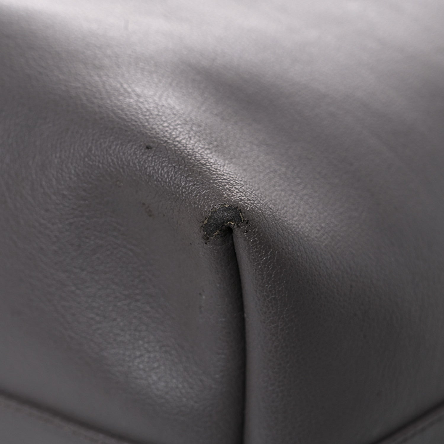 Saint Laurent Calfskin Large Shopping Tote Dark Grey 12 of 27