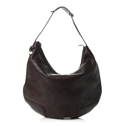Gucci Guccissima Large Princy Hobo Dark Brown 1 of 10