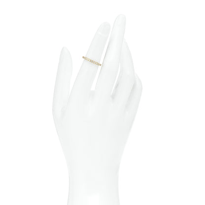 Tiffany 18K Yellow Gold Diamond Novo Half Circle Band Ring 48 4.5 2 of 4
