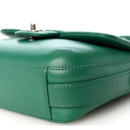 Chanel Calfskin Quilted Medium Rock My Shoulder Flap Green 10 of 11