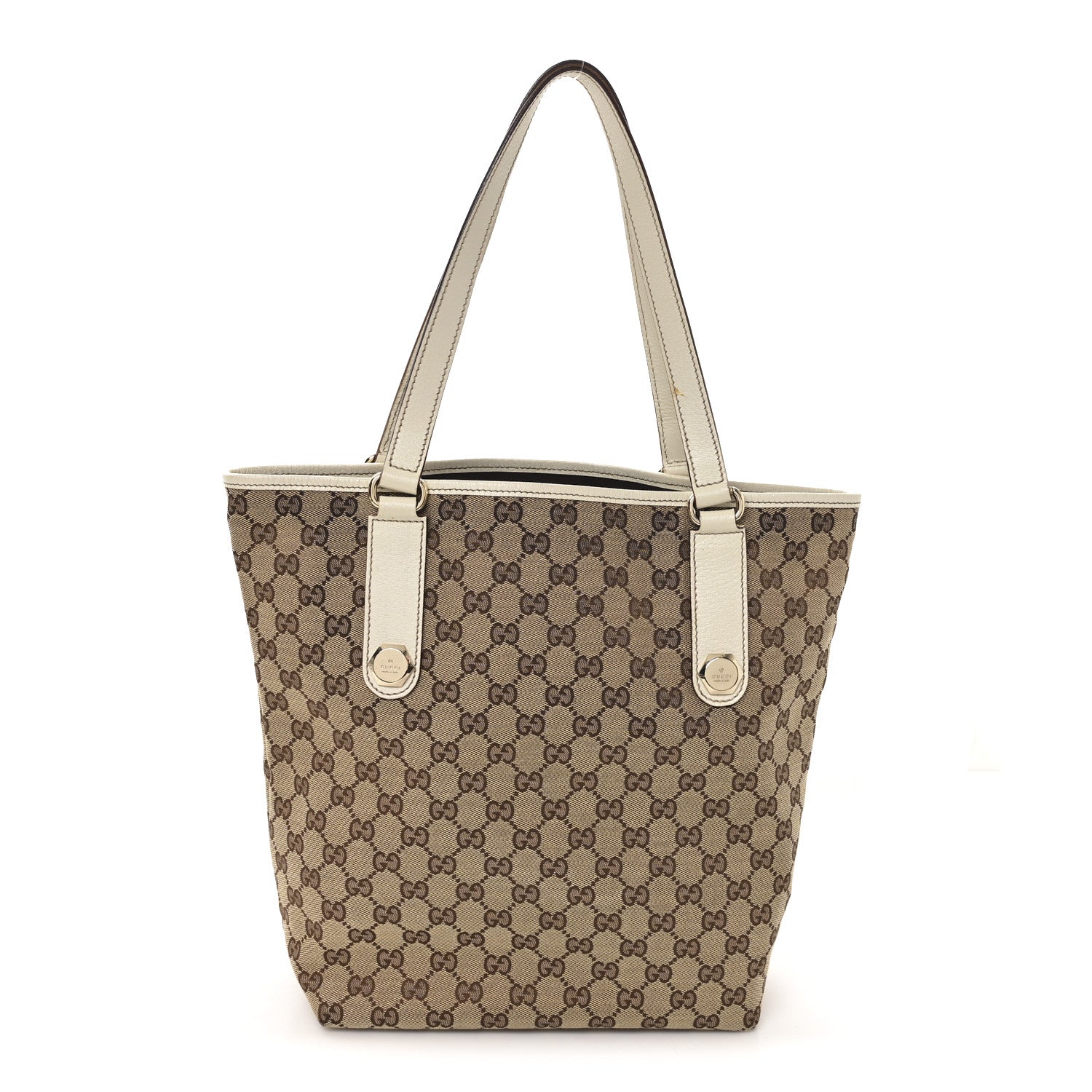 Gucci Monogram Charmy Tote Off White 1 of 10
