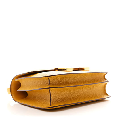 Hermes Epsom Constance 24 Jaune Ambre 4 of 11