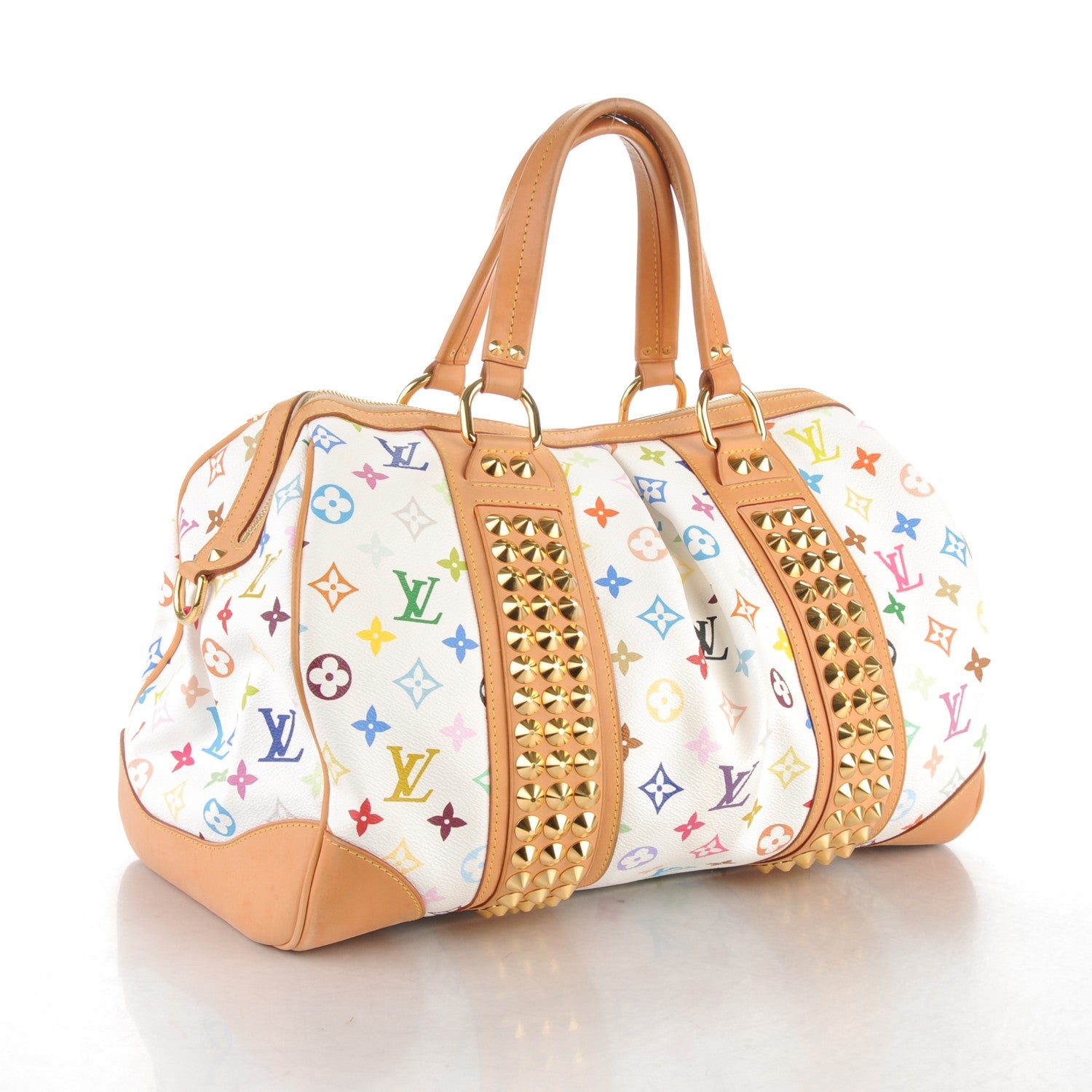 Louis Vuitton Monogram Multicolor Courtney GM White 3 of 11