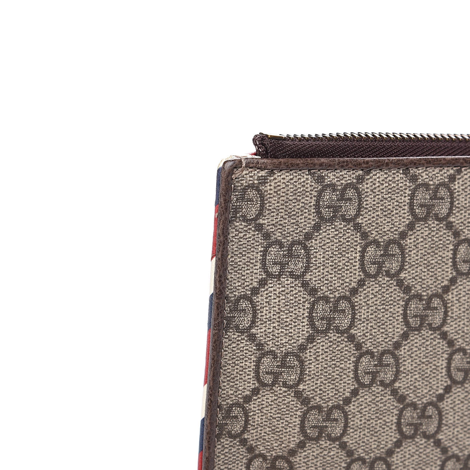Gucci GG Supreme Monogram Courrier Documents Holder Beige New Acero 7 of 13