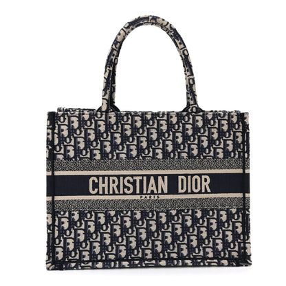 Christian Dior Oblique Medium Book Tote Blue Multicolor 1 of 12