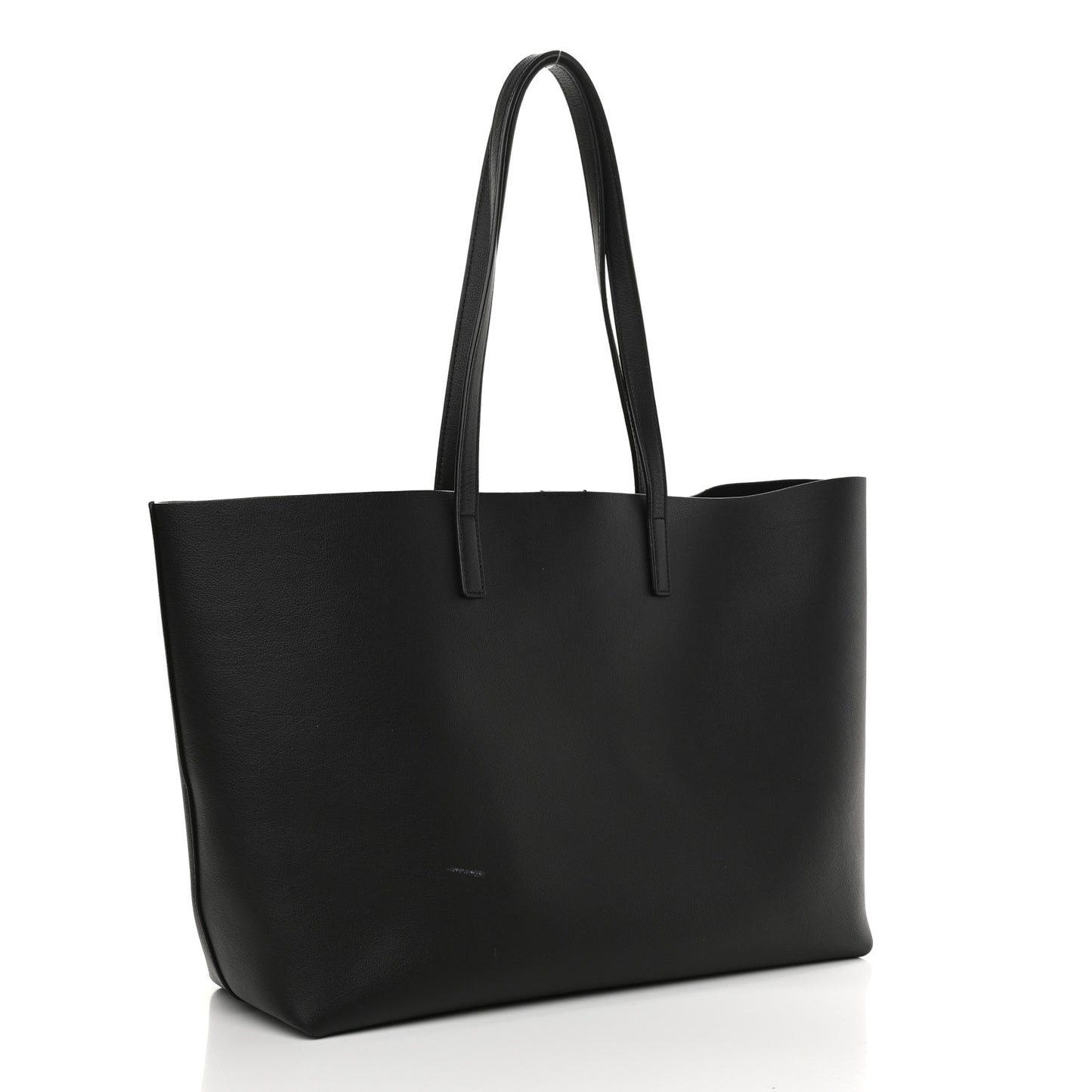 Calfskin Large Shopping Tote Black