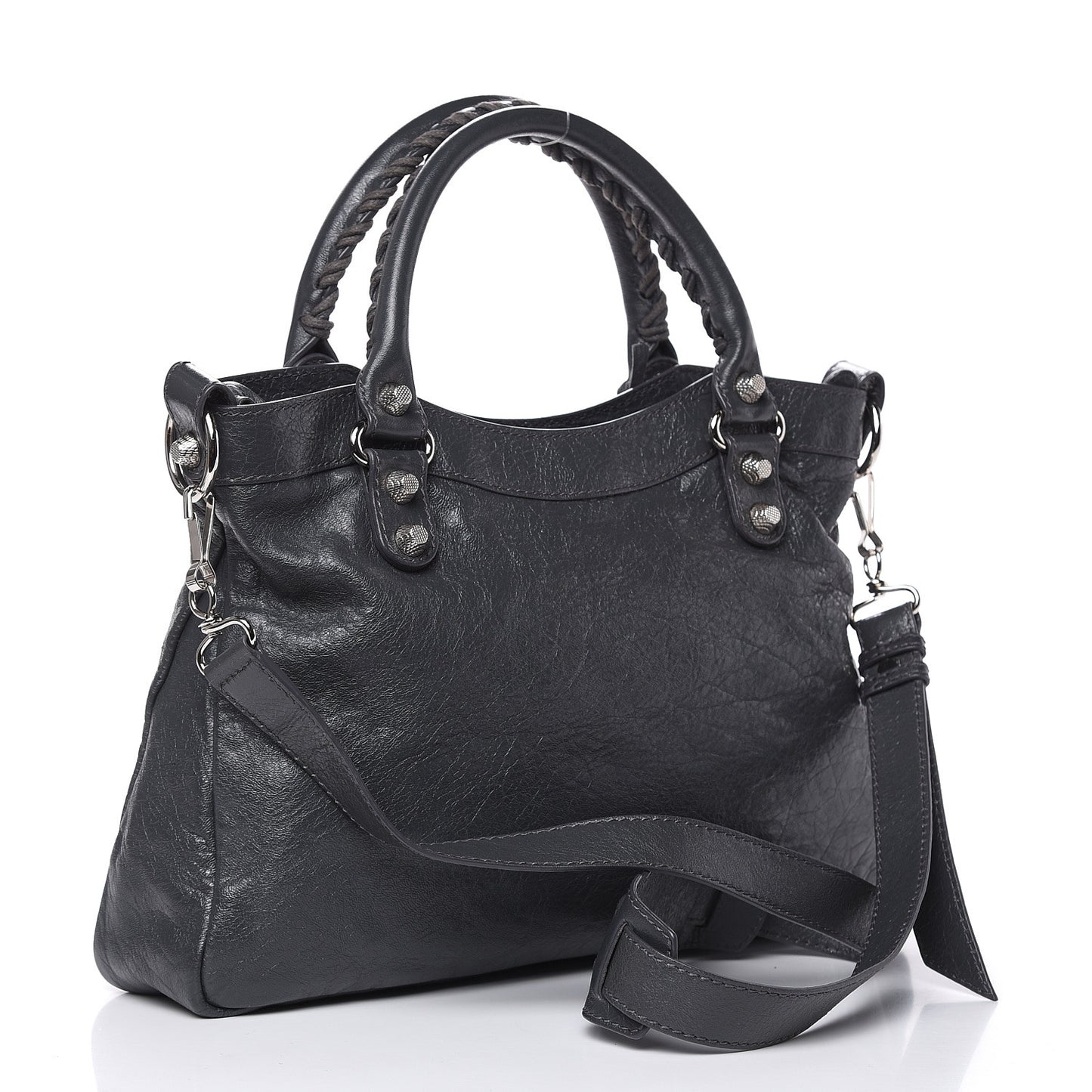 Agneau Giant 12 Silver Hardware Town Gris Tarmac