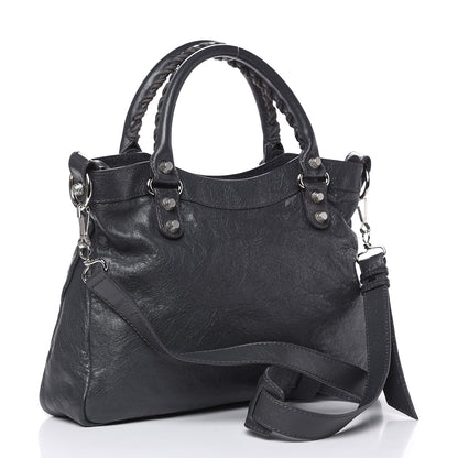 Balenciaga Agneau Giant 12 Silver Hardware Town Gris Tarmac 3 of 9