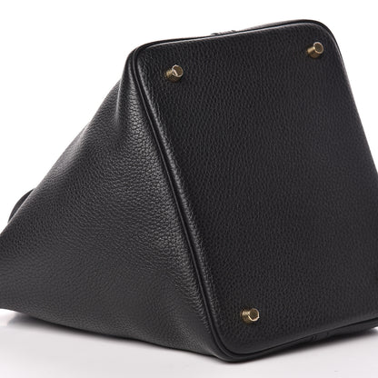 Hermes Taurillon Clemence Picotin Lock 22 MM Black 5 of 11