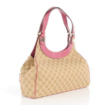 Gucci Monogram Charmy Medium Shoulder Bag Pink 3 of 8