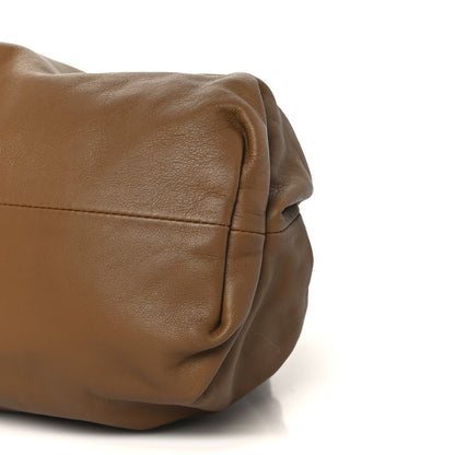 Bottega Veneta Smooth Butter Calf The Pouch Oversized Clutch Cammello 13 of 14