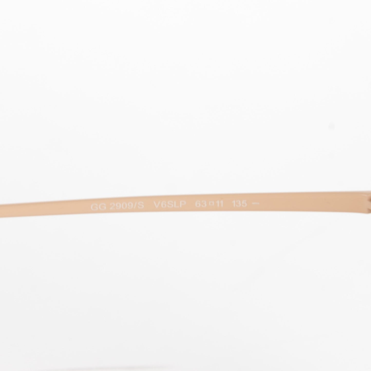 Oval Frame Aviator Sunglasses 2909/S Powder Beige