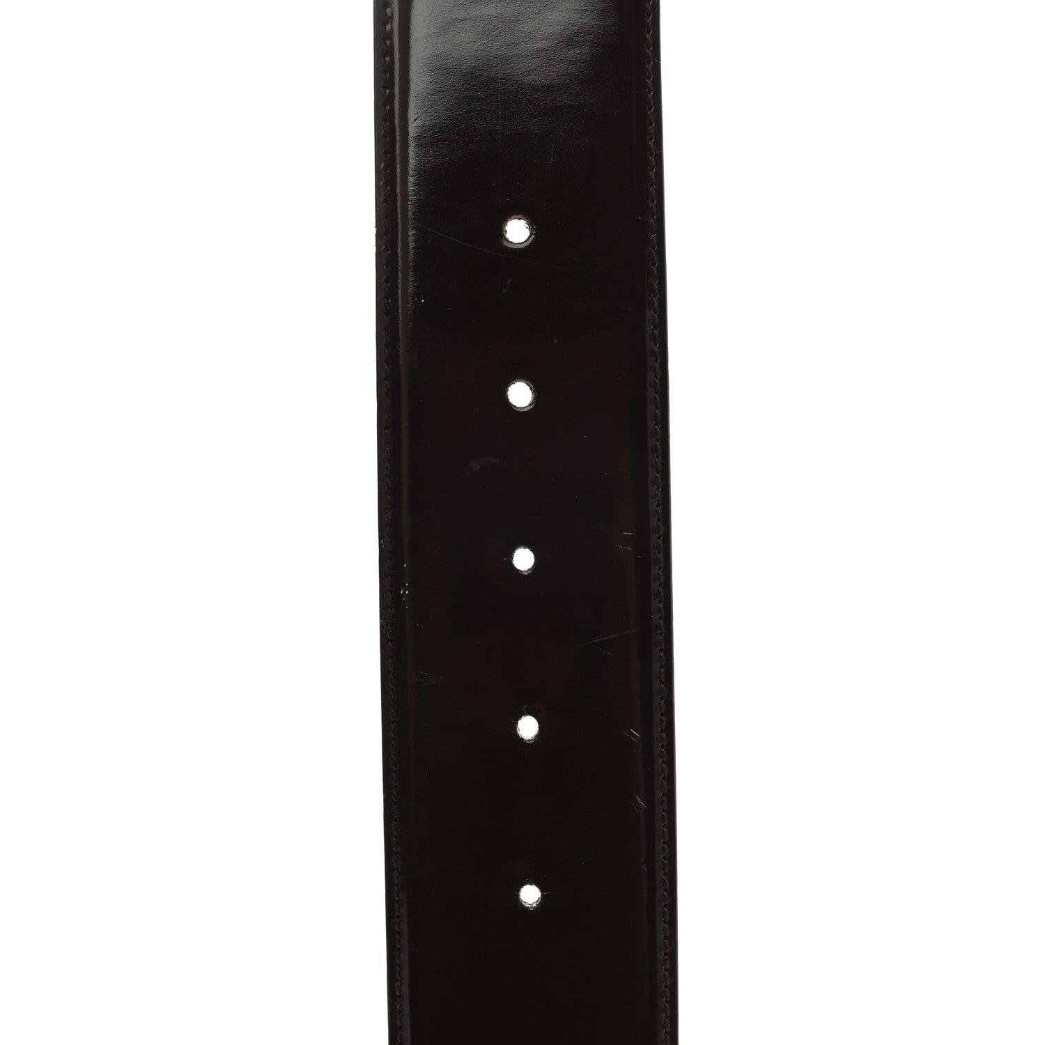 Gucci Patent Interlocking G Belt 75 30 Dark Brown 4 of 7