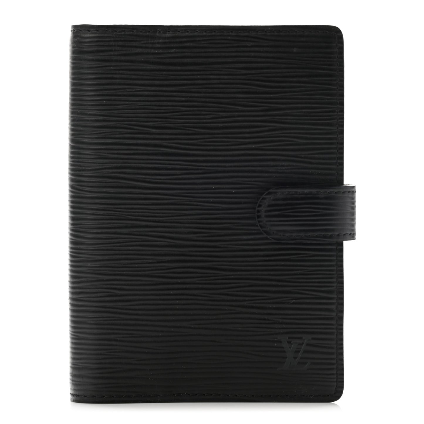 Epi Medium Ring Agenda Cover Black