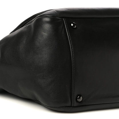 Chanel Lambskin Studded Accordion CC Flap Black 8 of 21