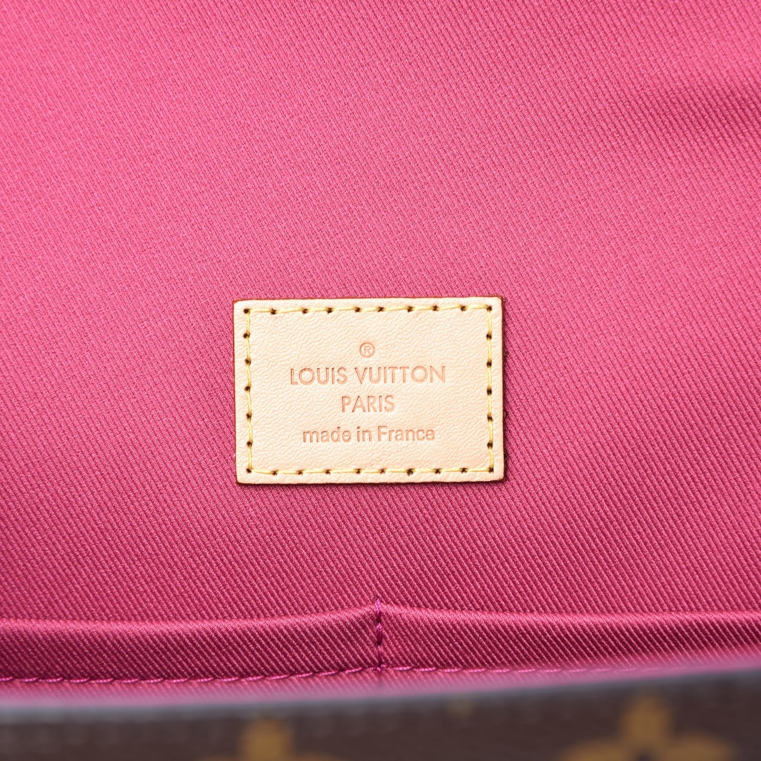 Louis Vuitton Monogram Cluny BB Bordeaux Fuchsia 6 of 7