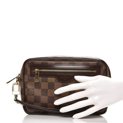 Louis Vuitton Damier Ebene Pochette Billets Macao 2 of 12