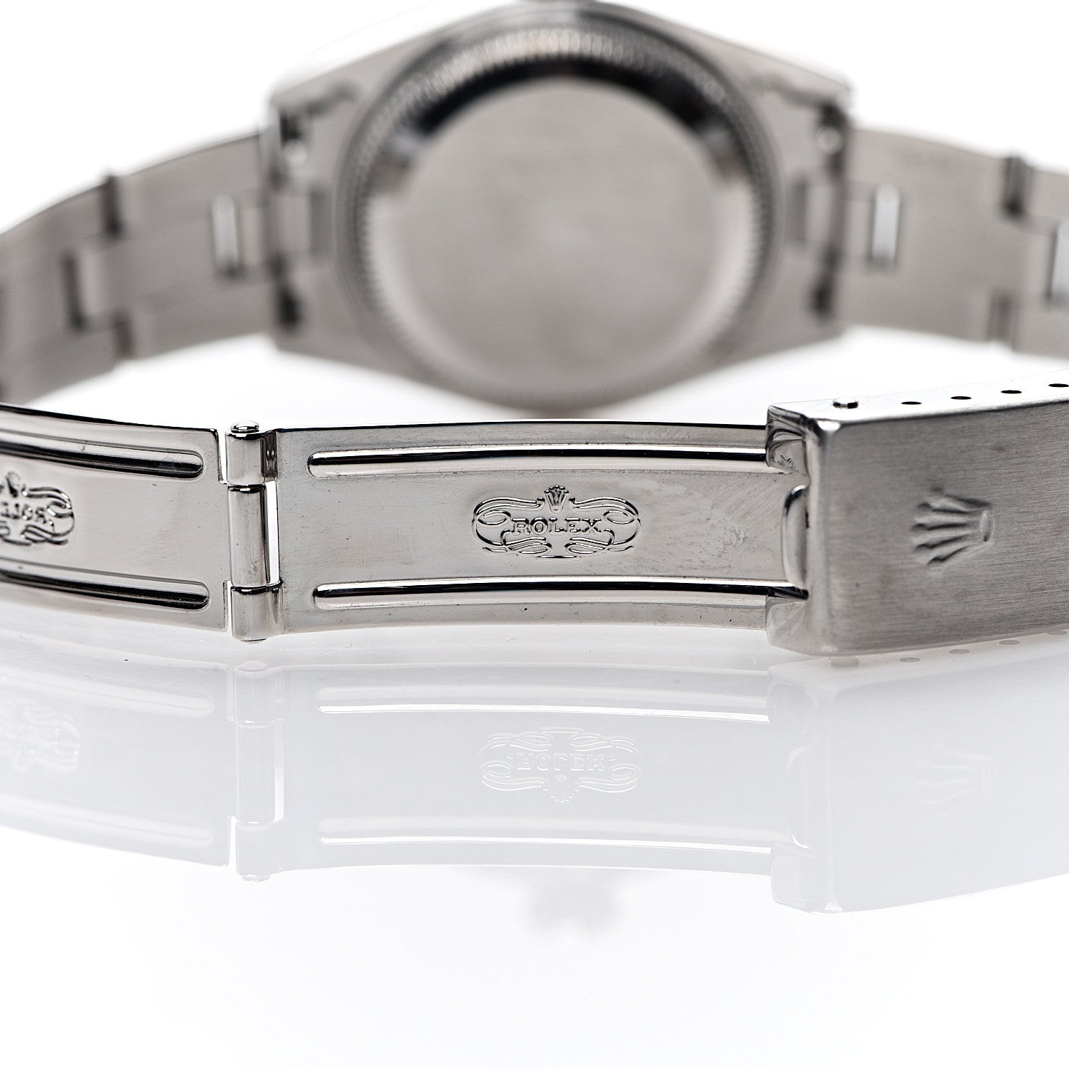 Rolex Stainless Steel 26mm Oyster Perpetual Date Watch Silver 79160 5 of 7