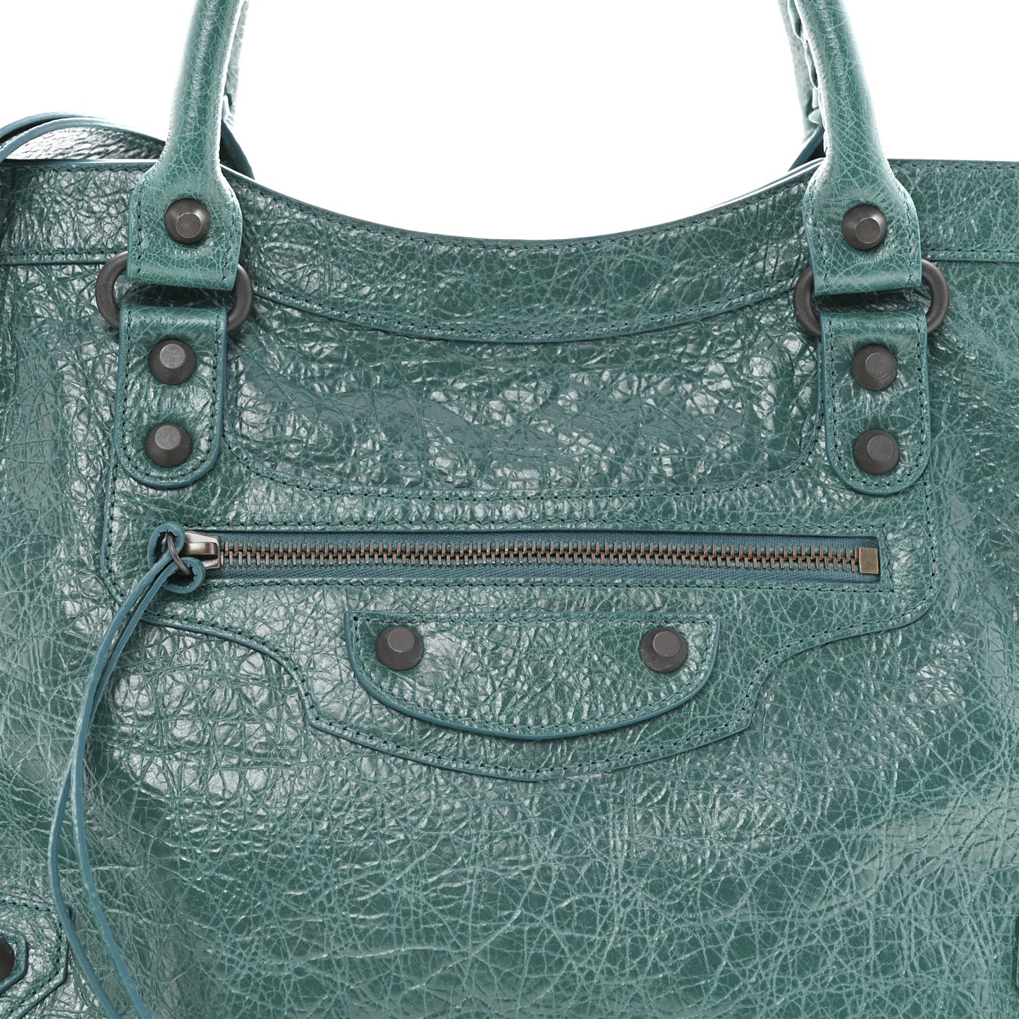 Arena Lambskin Classic Hardware Medium Le City Dark Emerald