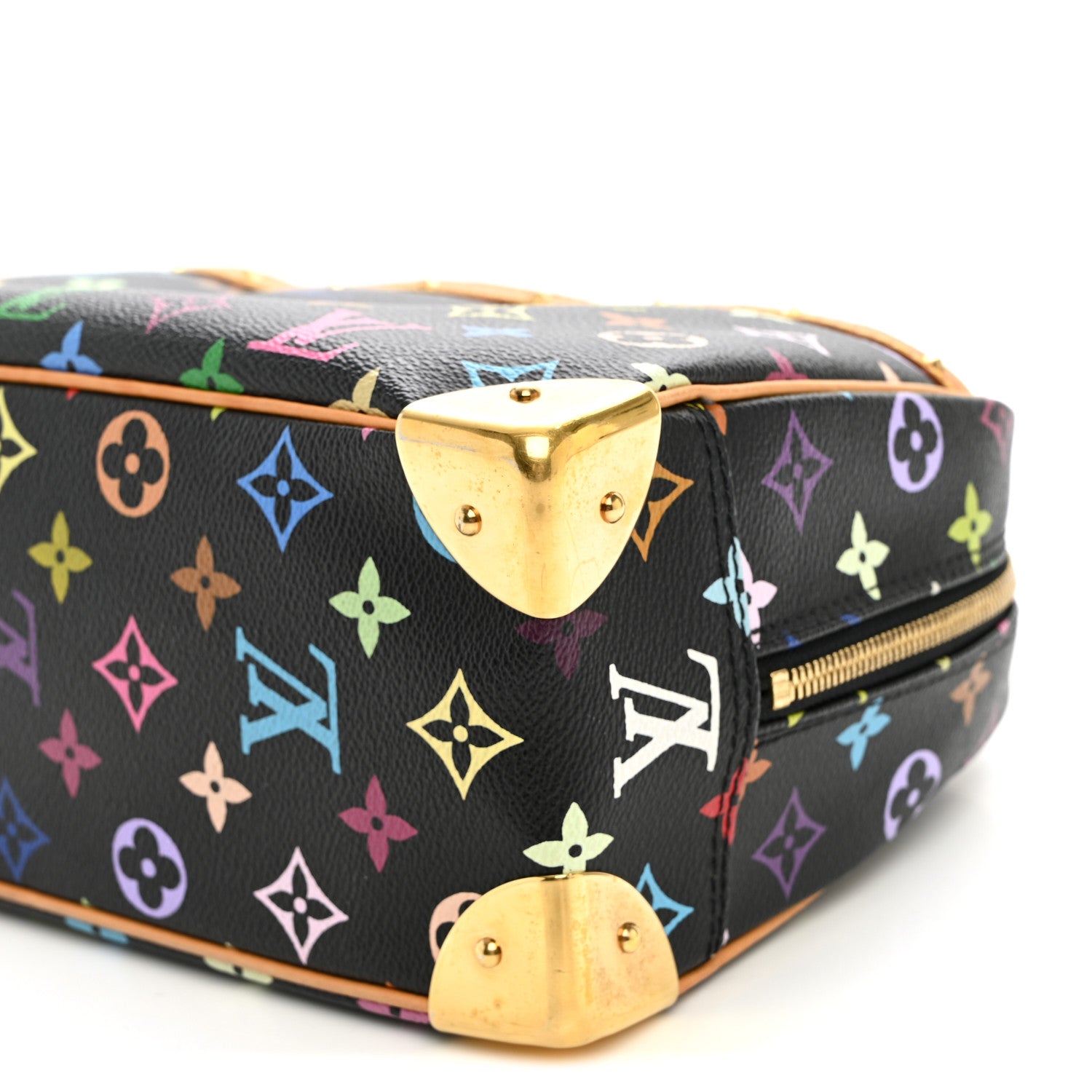 Louis Vuitton Monogram Multicolor Trouville Black 10 of 10