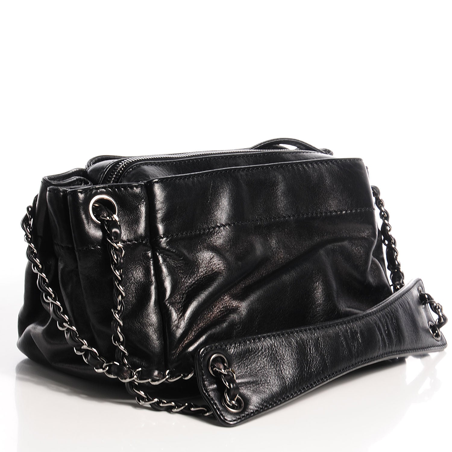 Chanel Lambskin Rock and Chic Shoulder Bag Black 3 of 8