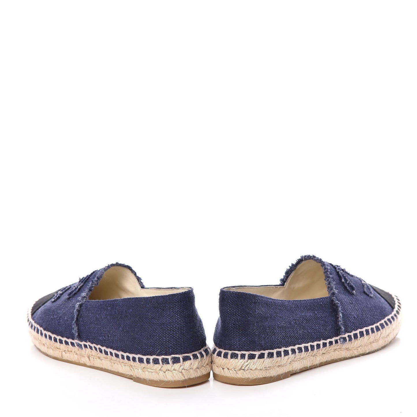 Linen CC Espadrilles 41 Blue Black