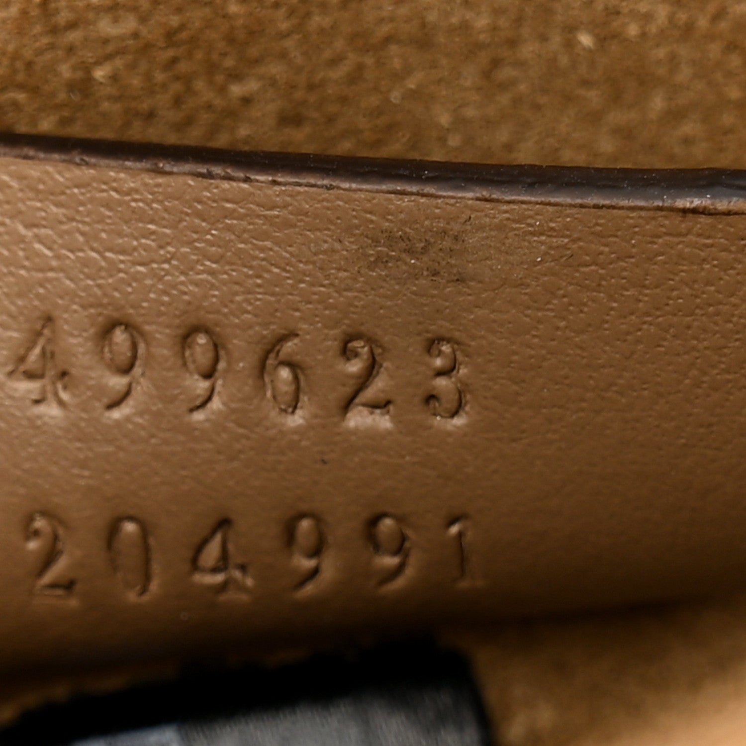 Gucci GG Supreme Monogram Suede Crystal Small Dionysus Shoulder Bag Beige Ebony Taupe 7 of 13