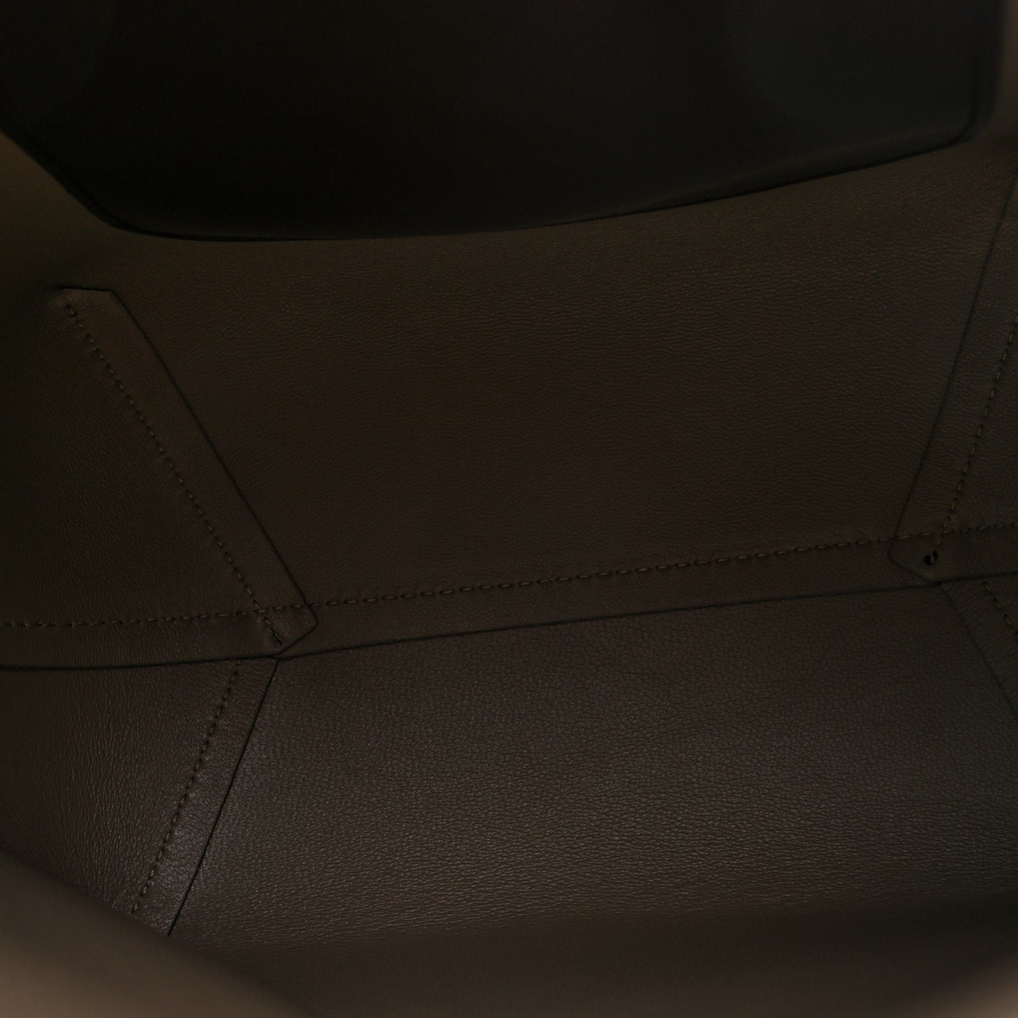 Shiny Smooth Calfskin Small Everyday Cabas Brown