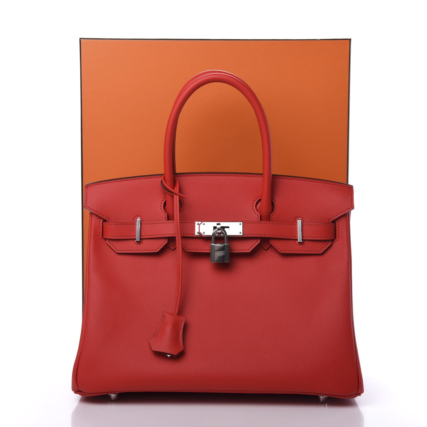 Hermes Epsom Birkin 30 Rouge De Coeur 11 of 11