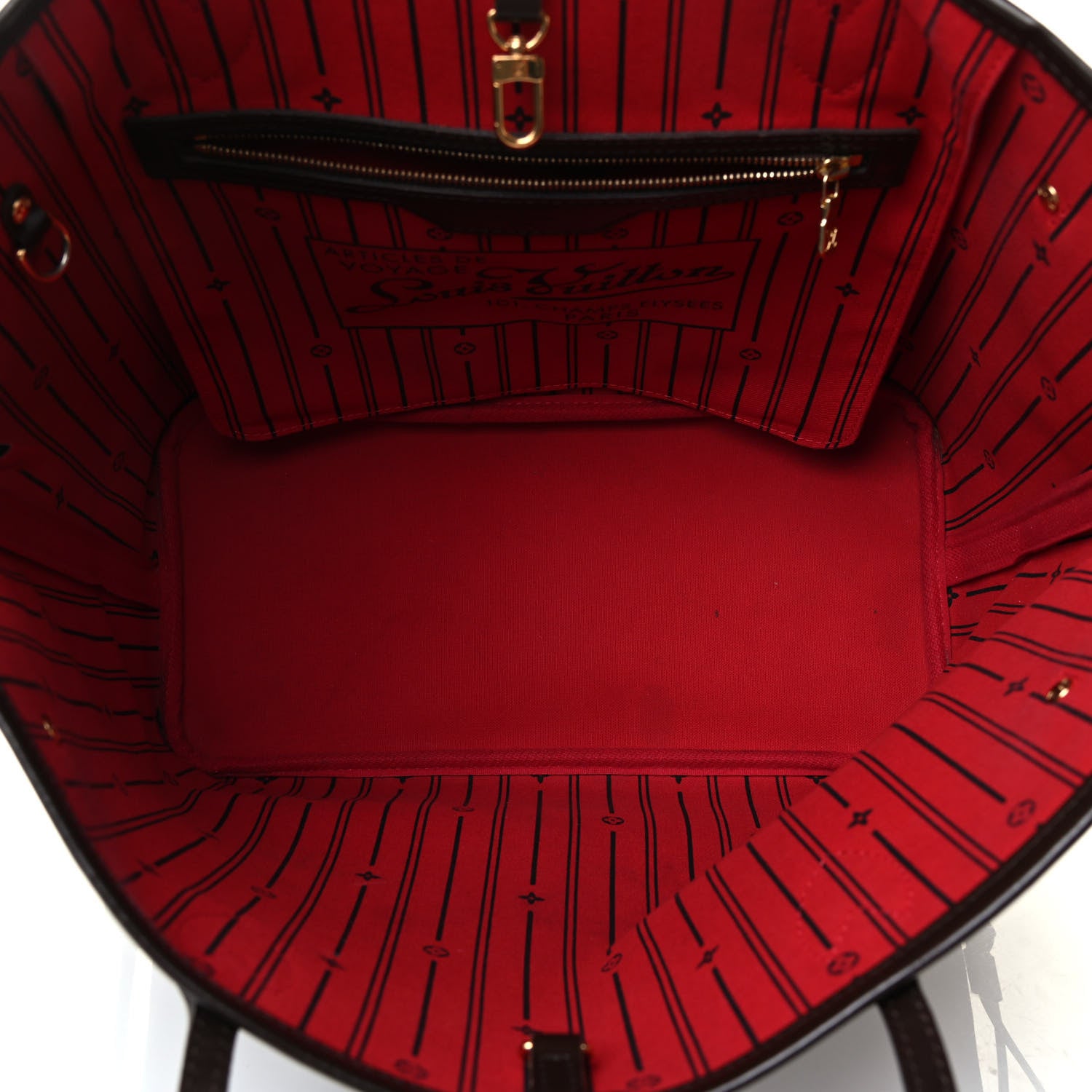 Louis Vuitton Damier Ebene Neverfull MM 7 of 8