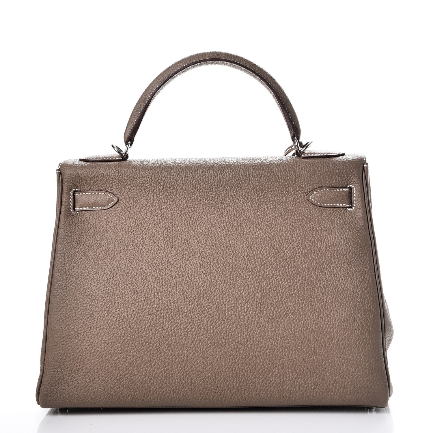 Hermes Togo Kelly Retourne 32 Etoupe 5 of 38