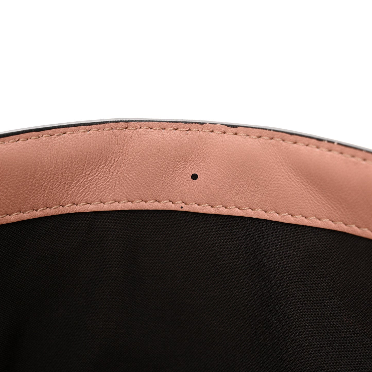 Nappa FF 1974 Embossed Baguette Rosa Bourbon