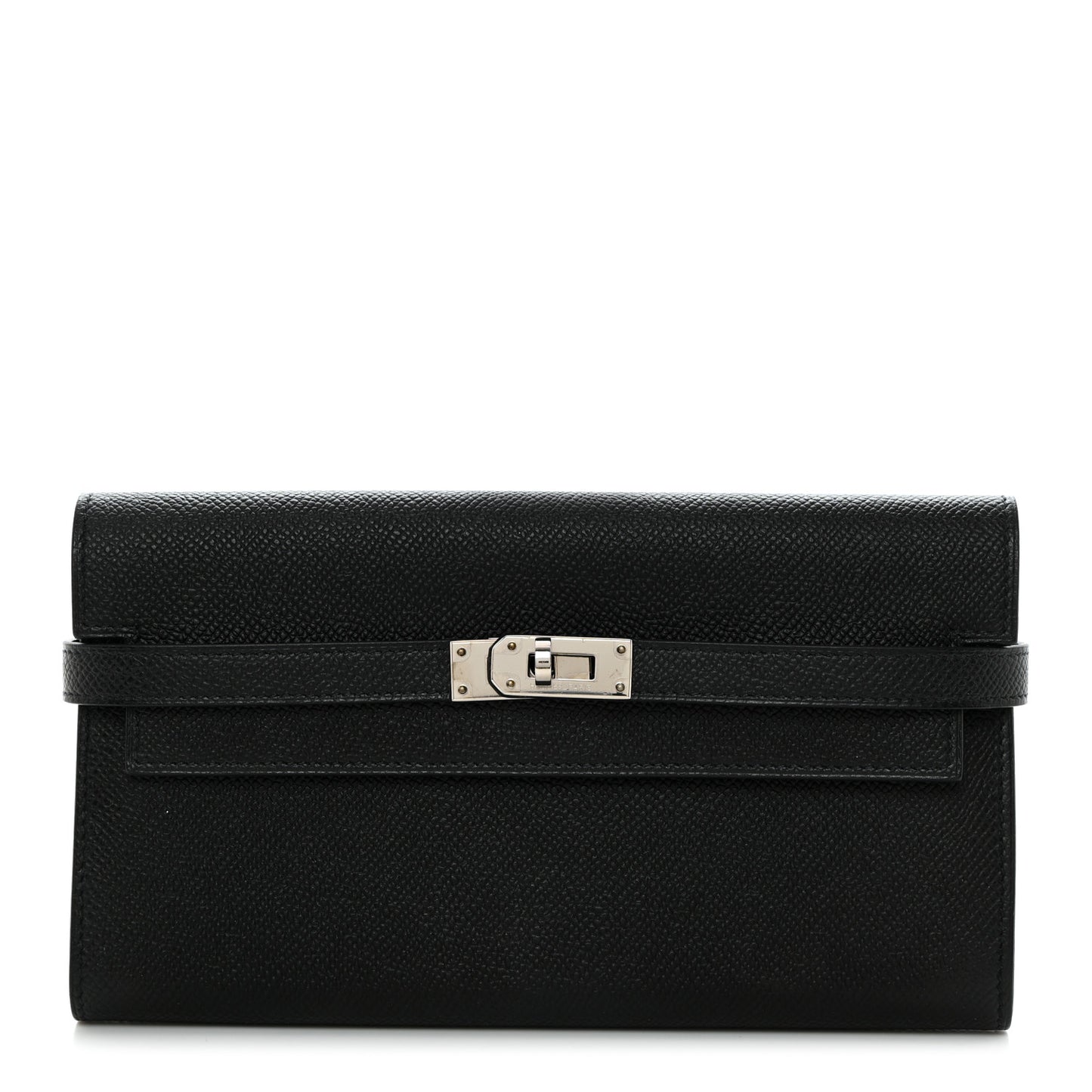 Epsom Kelly Longue Wallet Black