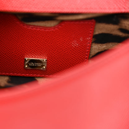 Dolce & Gabbana Dauphine Small Miss Sicily Satchel Red 6 of 13