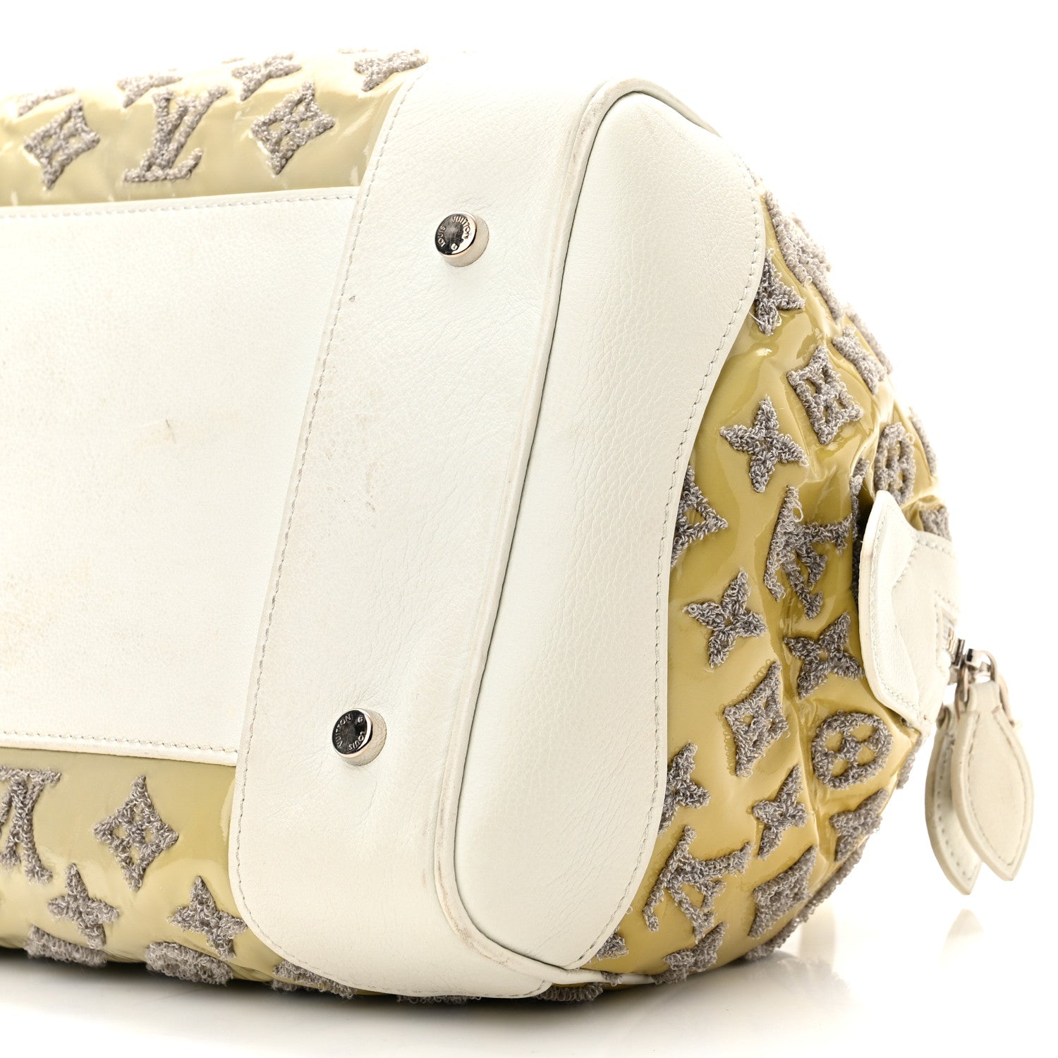 Louis Vuitton Monogram Bouclettes Speedy Round Perle 9 of 10