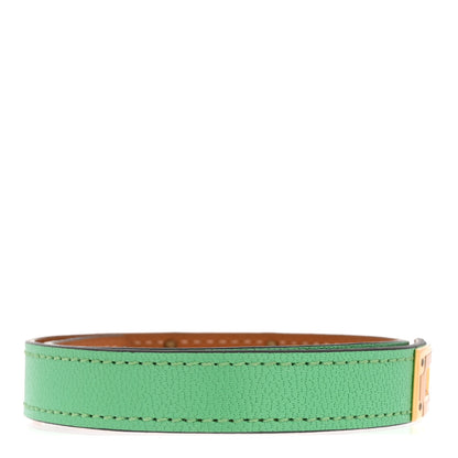 Hermes Chevre Chamkila Kelly Double Tour Bracelet T2 Vert Comics 3 of 6