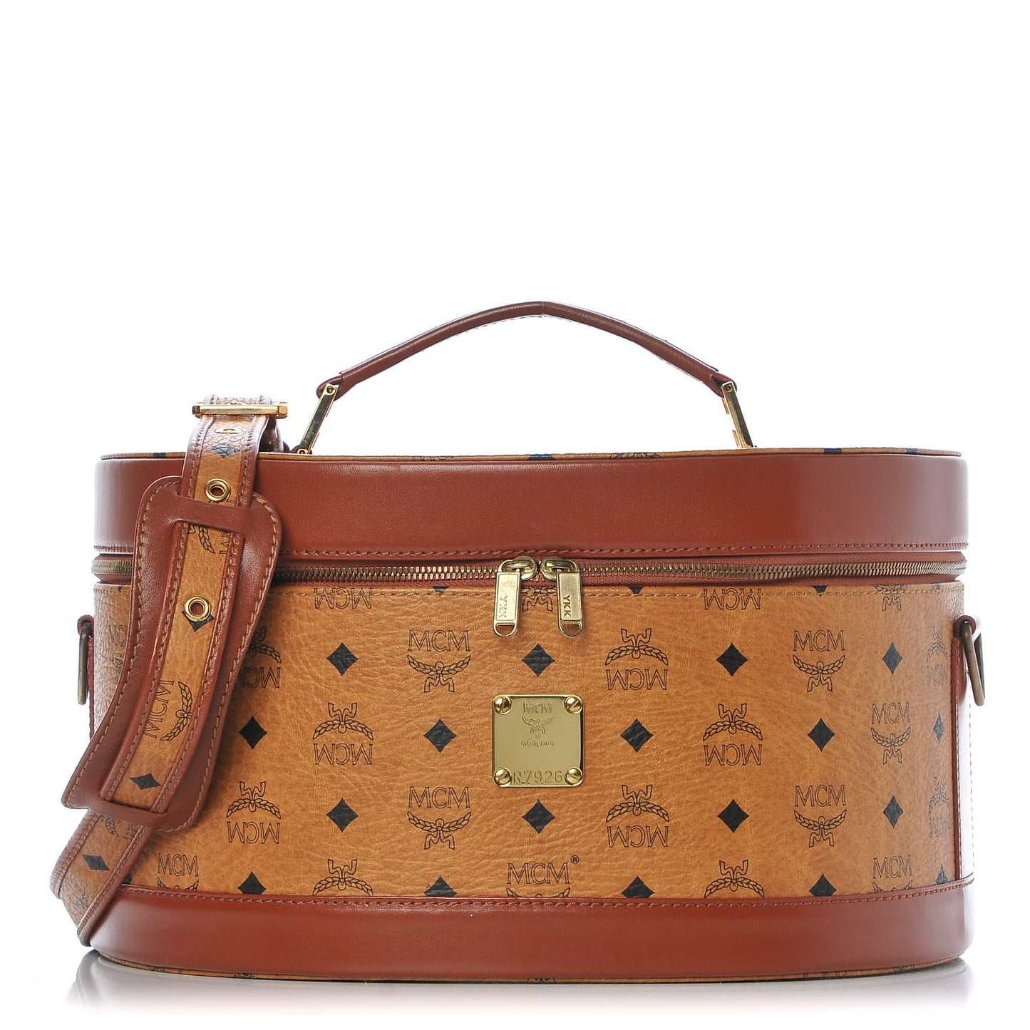 Visetos Vanity Cosmetic Case Cognac