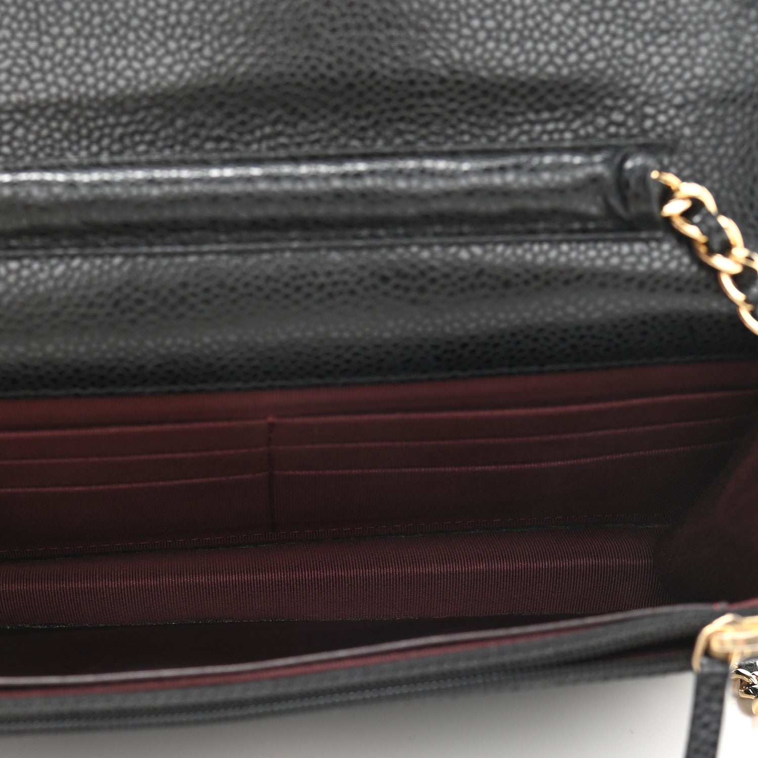 Chanel Caviar Quilted Wallet On Chain WOC Black 5 of 10