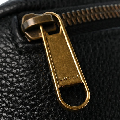 Gucci Grained Calfskin Small Logo Belt Bag Black 12 of 12