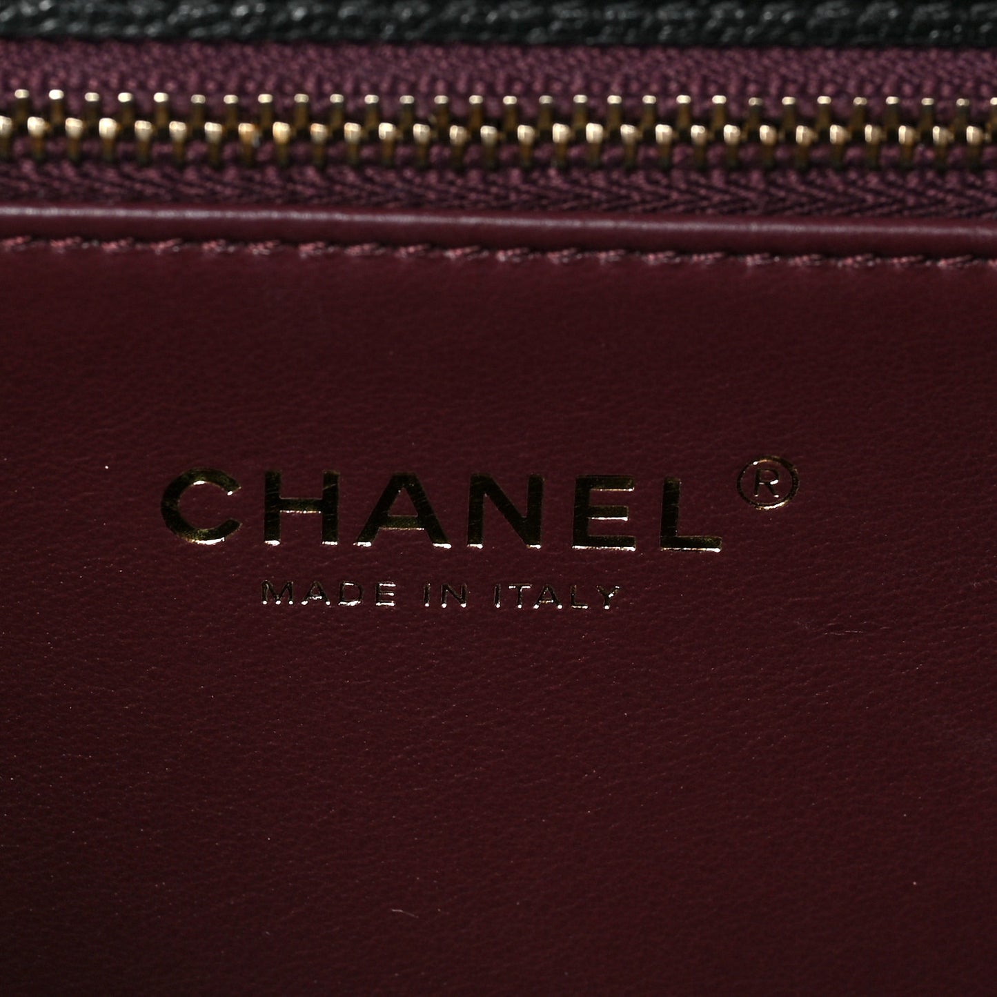 Caviar Quilted Small Chain Frame Flap Black