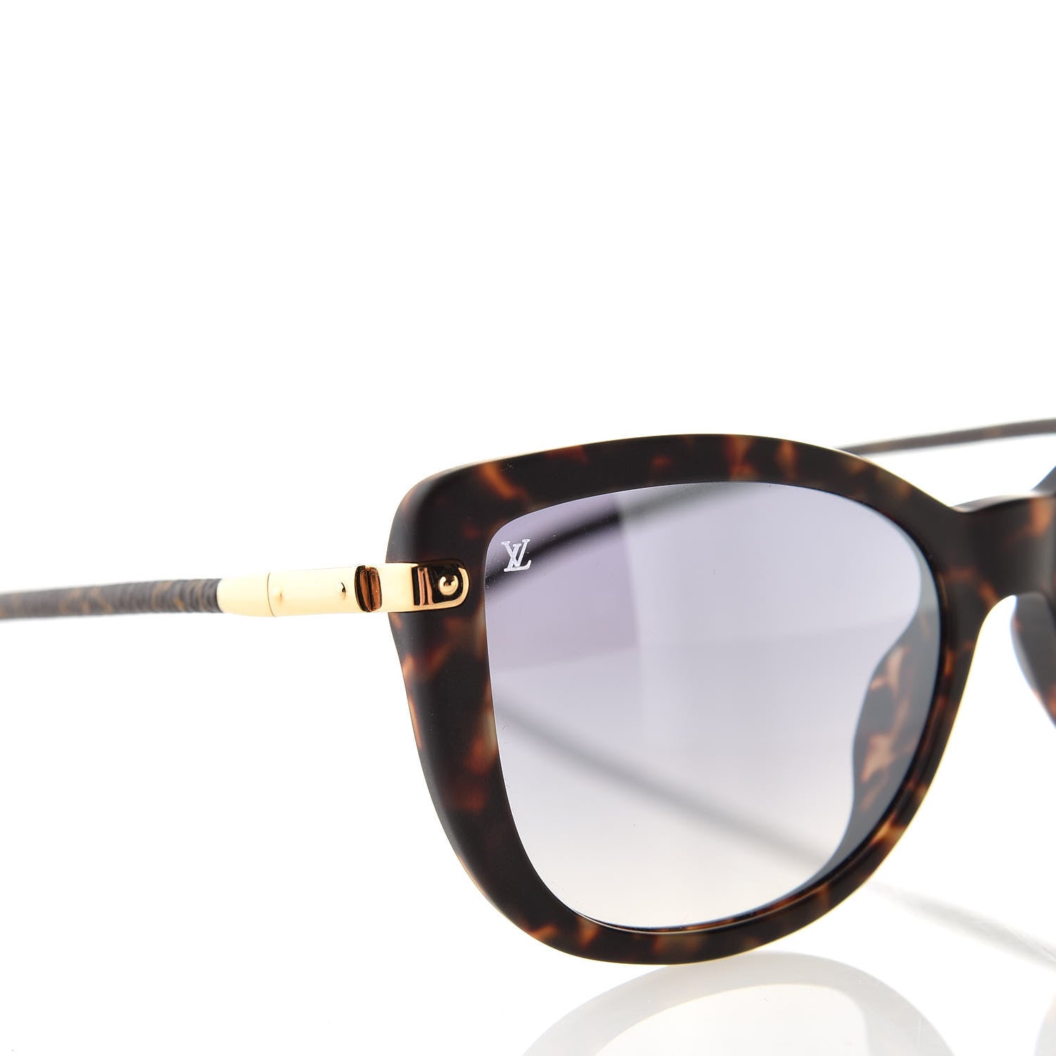 Louis Vuitton Monogram Charlotte Z0629W Sunglasses Dark Tortoise 7 of 9