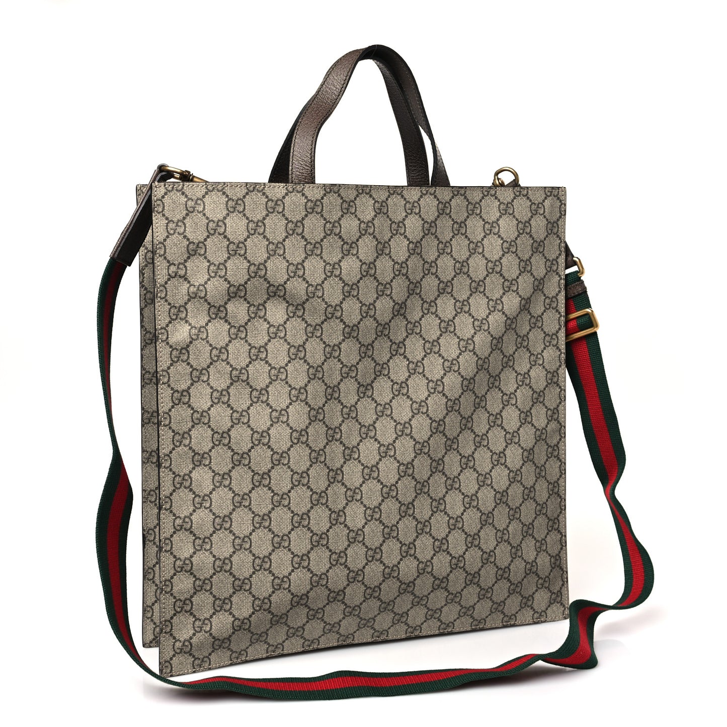 Soft GG Supreme Monogram Courrier Vertical Tote Beige New Acero