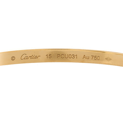Cartier 18K Yellow Gold Small LOVE Bracelet 15 3 of 7