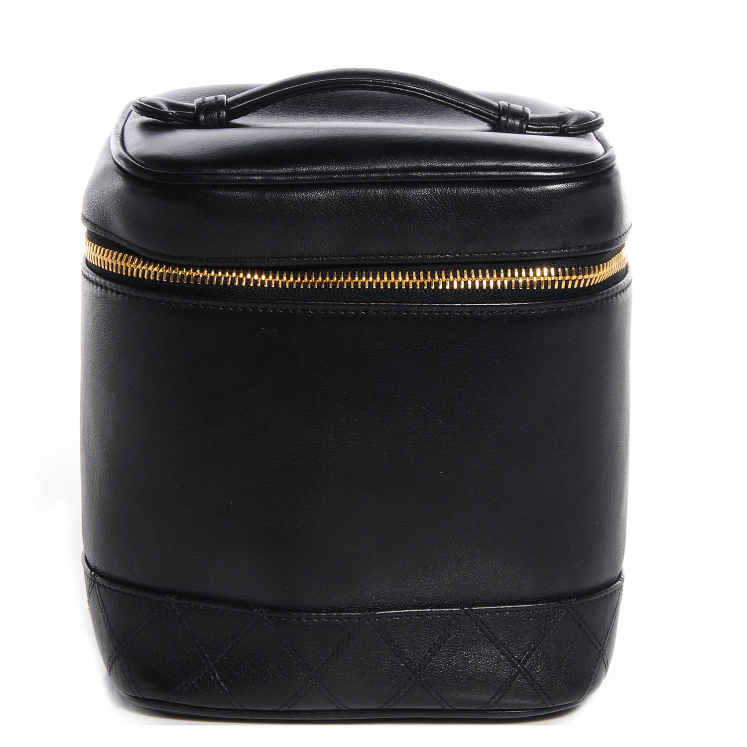 Chanel Lambskin Vanity Cosmetic Case Black 1 of 7