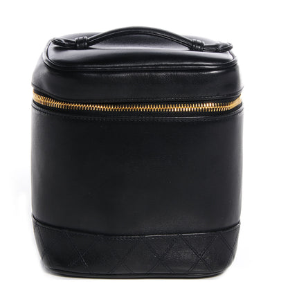 Chanel Lambskin Vanity Cosmetic Case Black 1 of 7
